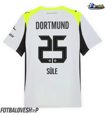 Borussia Dortmund Niklas Sule #25 Venkovní Dres 2025-26 Krátký Rukáv